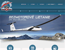 Tablet Screenshot of aeroklub-prievidza.sk